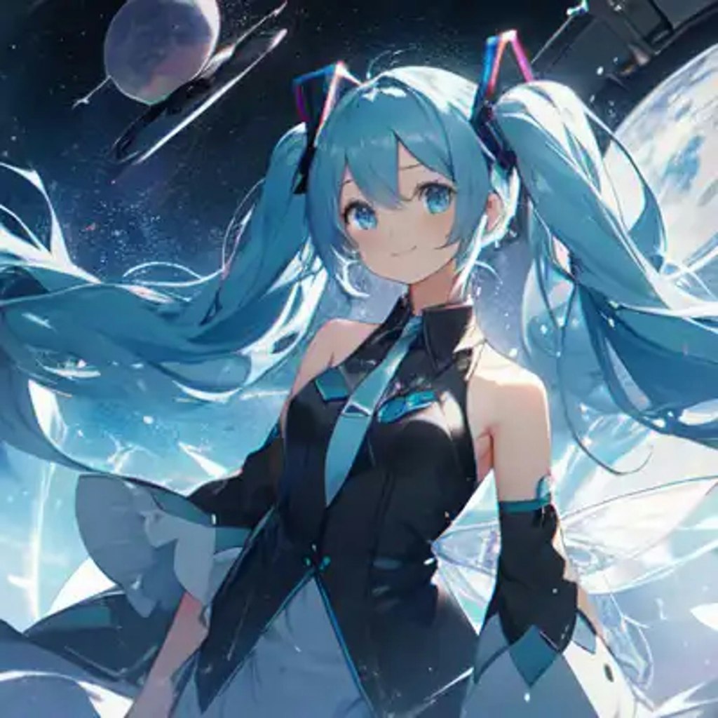 羽ばたきの初音ミク