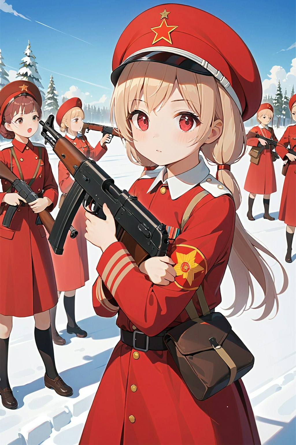 少女と銃、色々