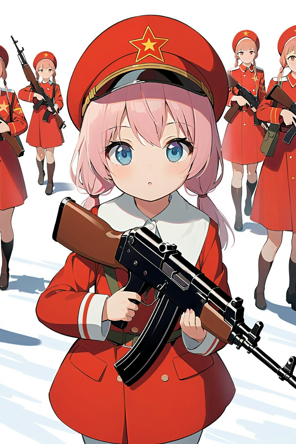 少女と銃、色々