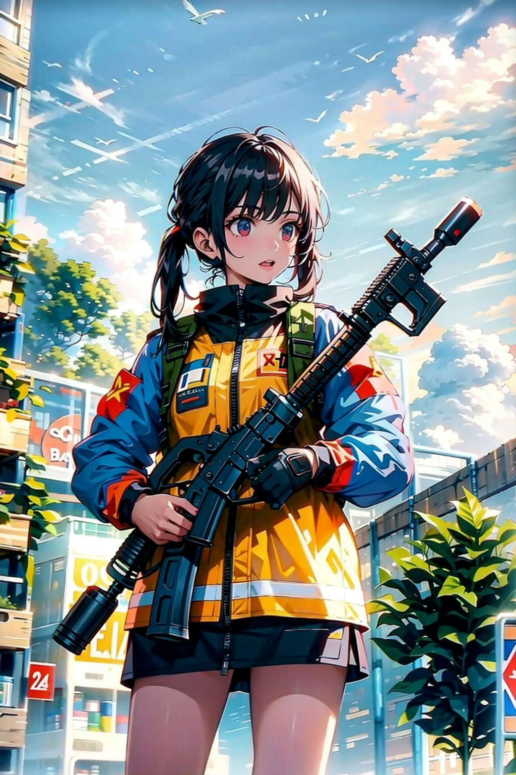 少女と銃、色々