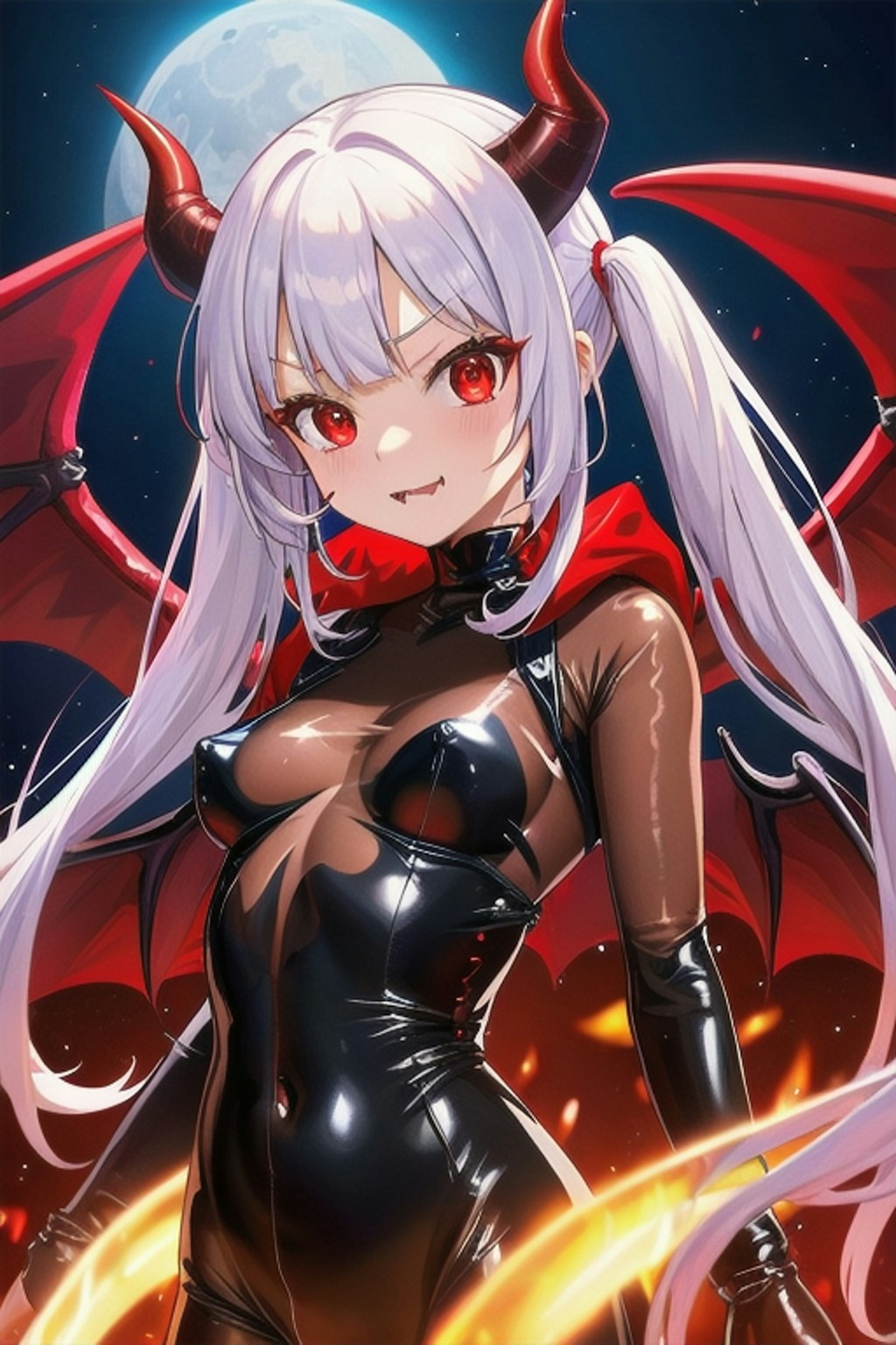 美少女魔法少女竜悪魔戦士