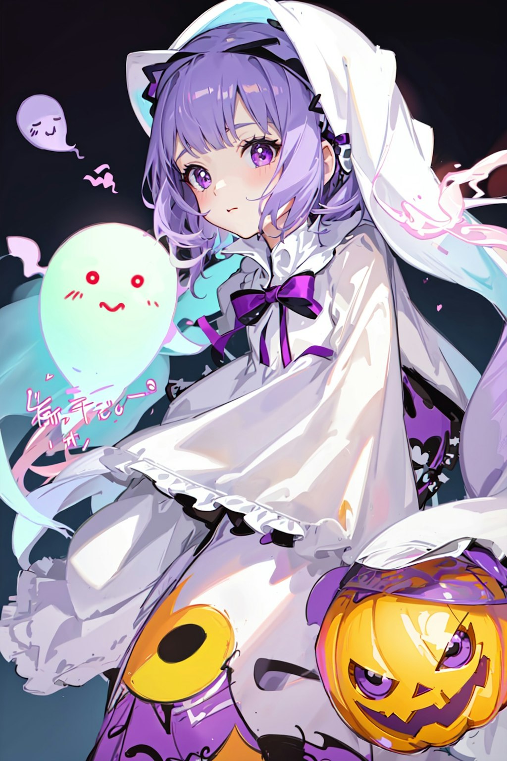 HALLOWEEN PARTY!! -Purple Ghost-