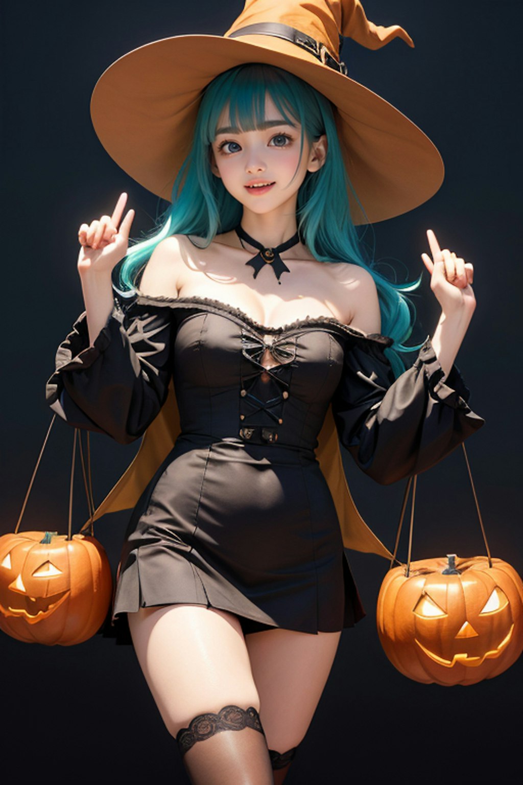 ハロウィンコスプレ アクア2