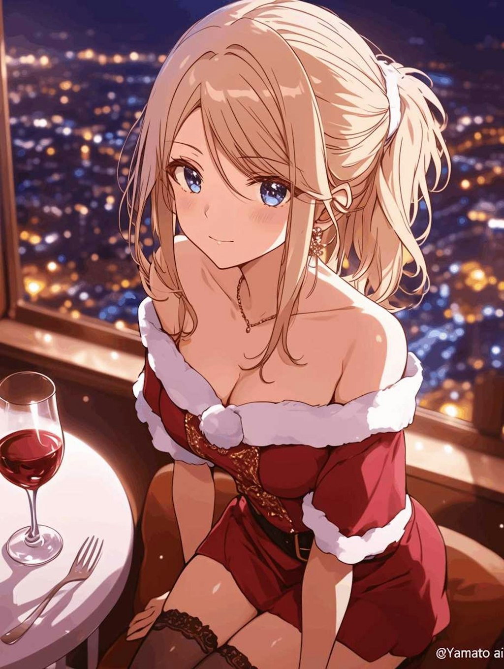 クリスマスイブだよ🍷この後はどこへ連れて行ってくれるの💕