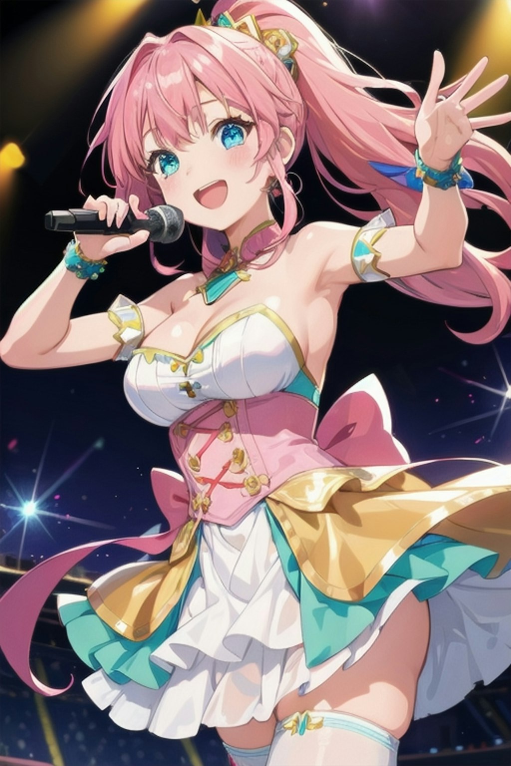 singing IDOL girl