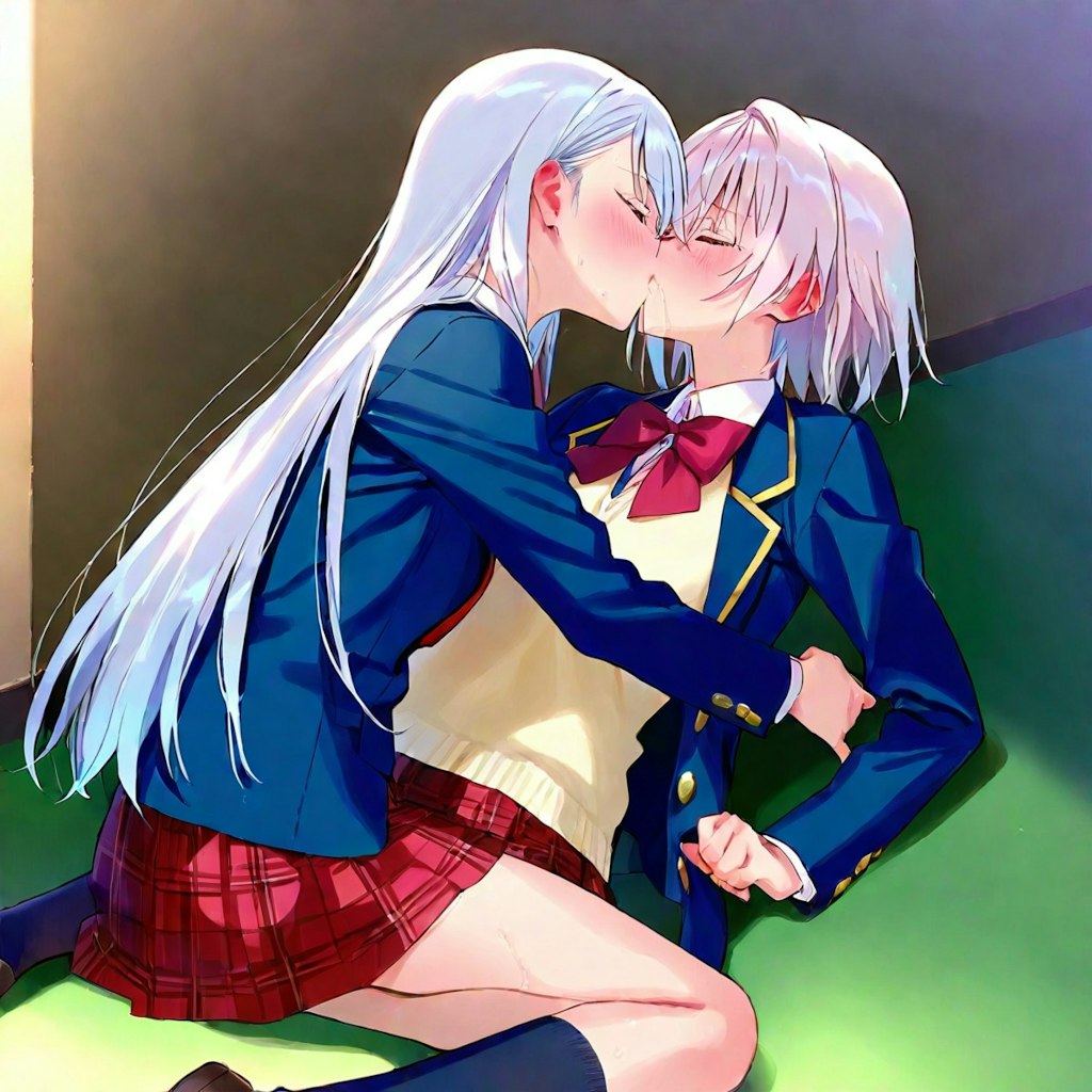 百合キス