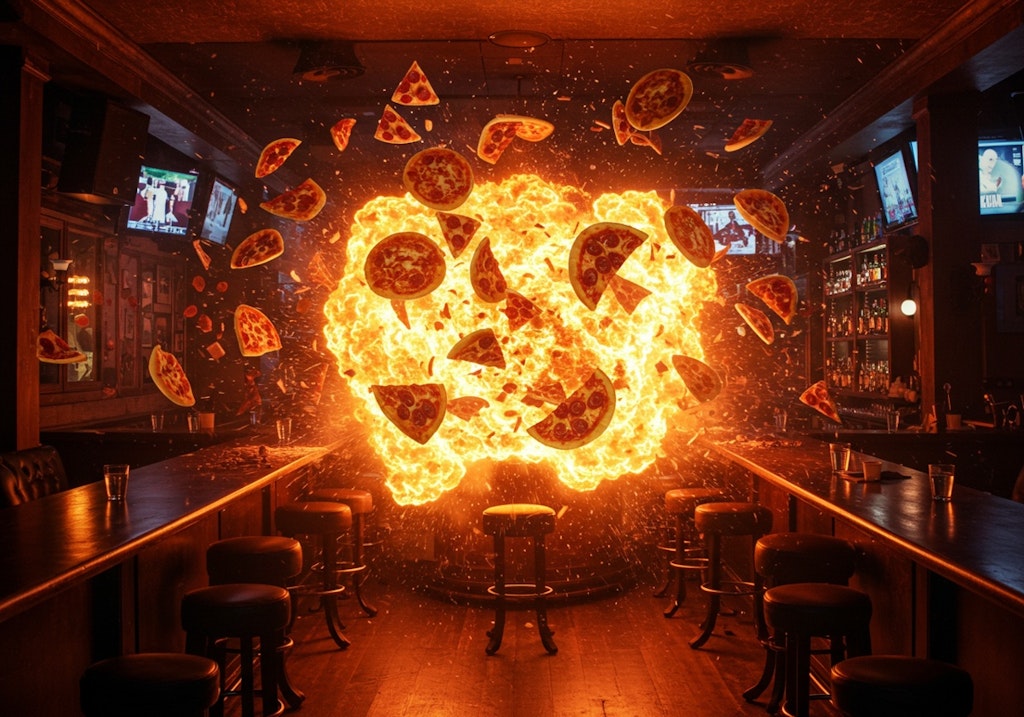 爆炎ピザバー