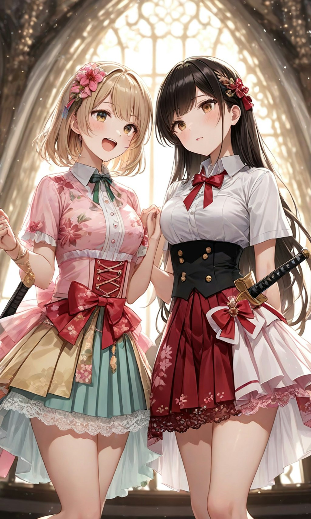 真剣とセーラー服と女子高校生と