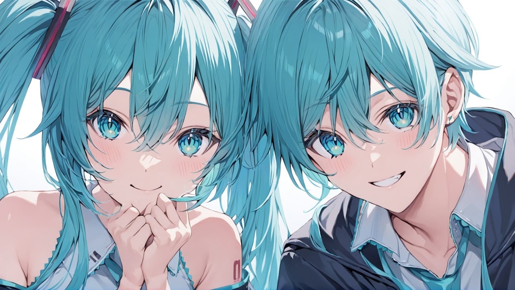 miku X mikuo