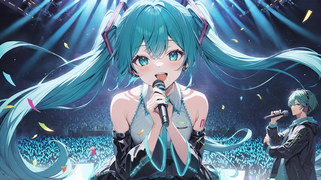 miku X mikuo