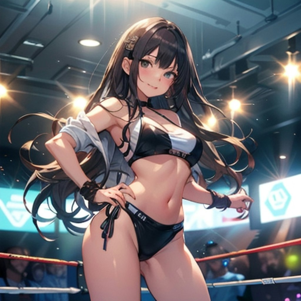 PBIW：アイドルレスラーの全身画１の改(fighter)