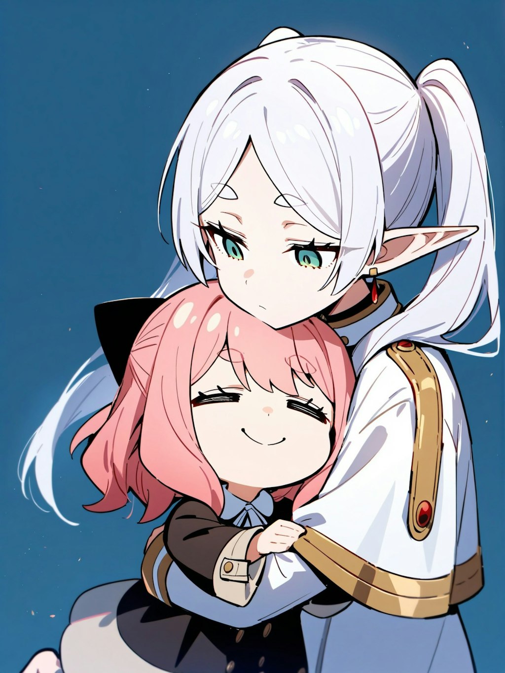 白とピンク