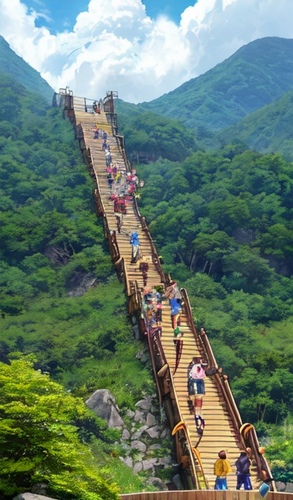 登ったら飛び降りるだけ☆