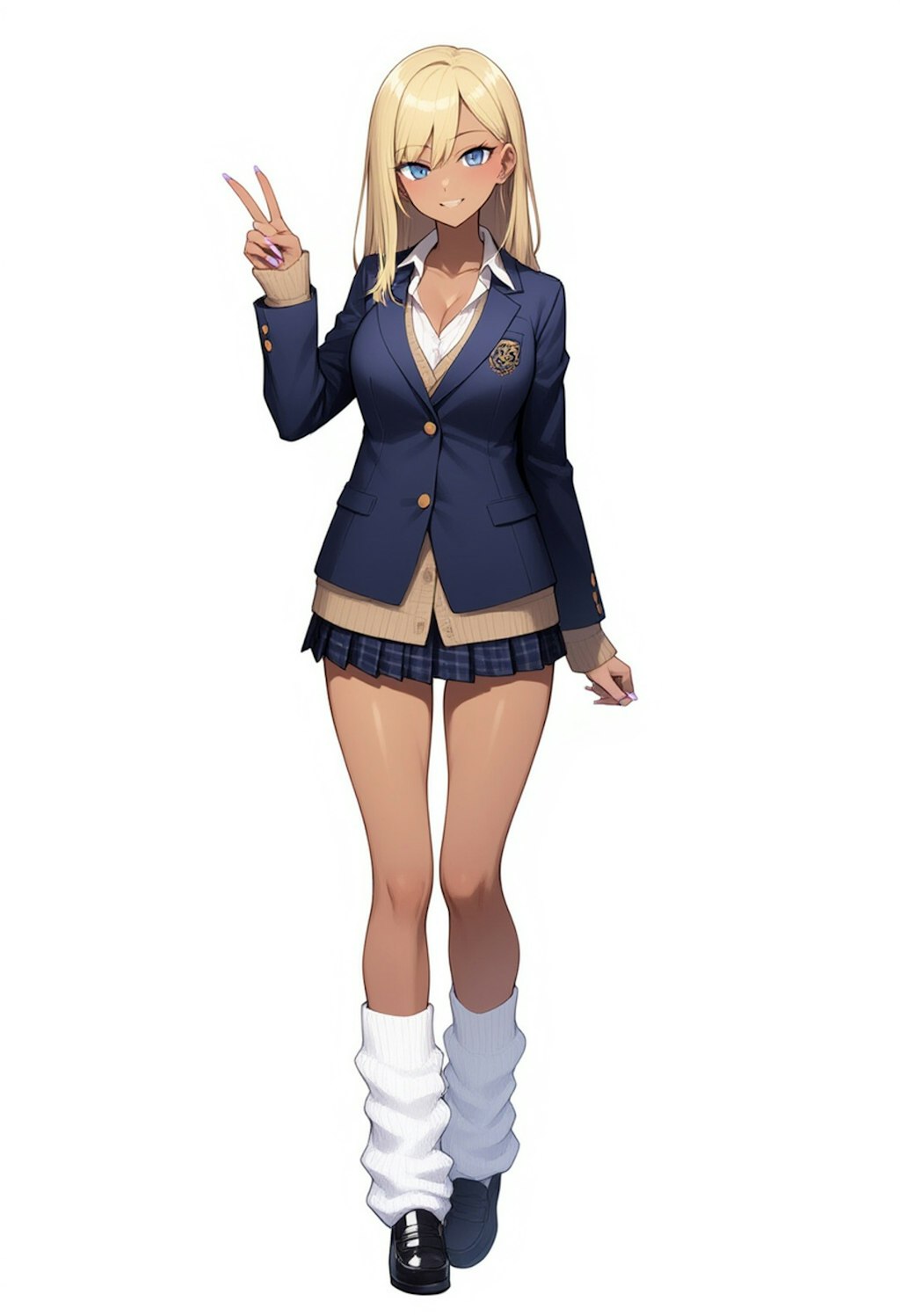 平成のコギャル女子高生のイメージ