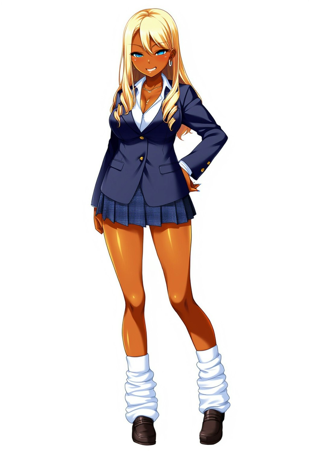 平成のコギャル女子高生のイメージ