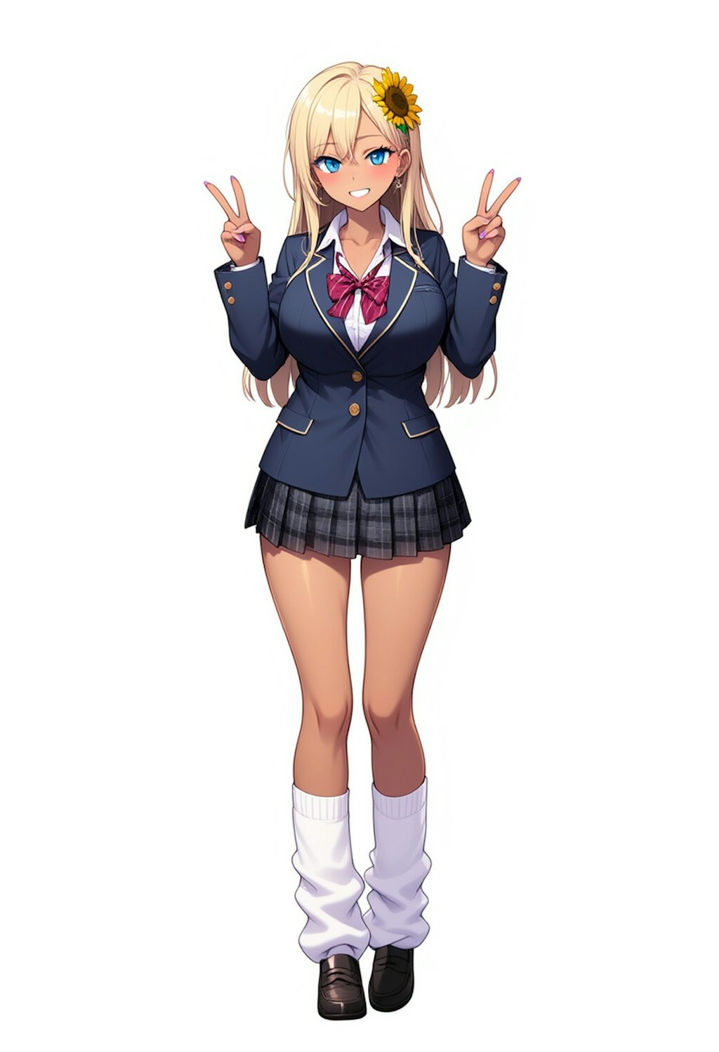 平成のコギャル女子高生のイメージ