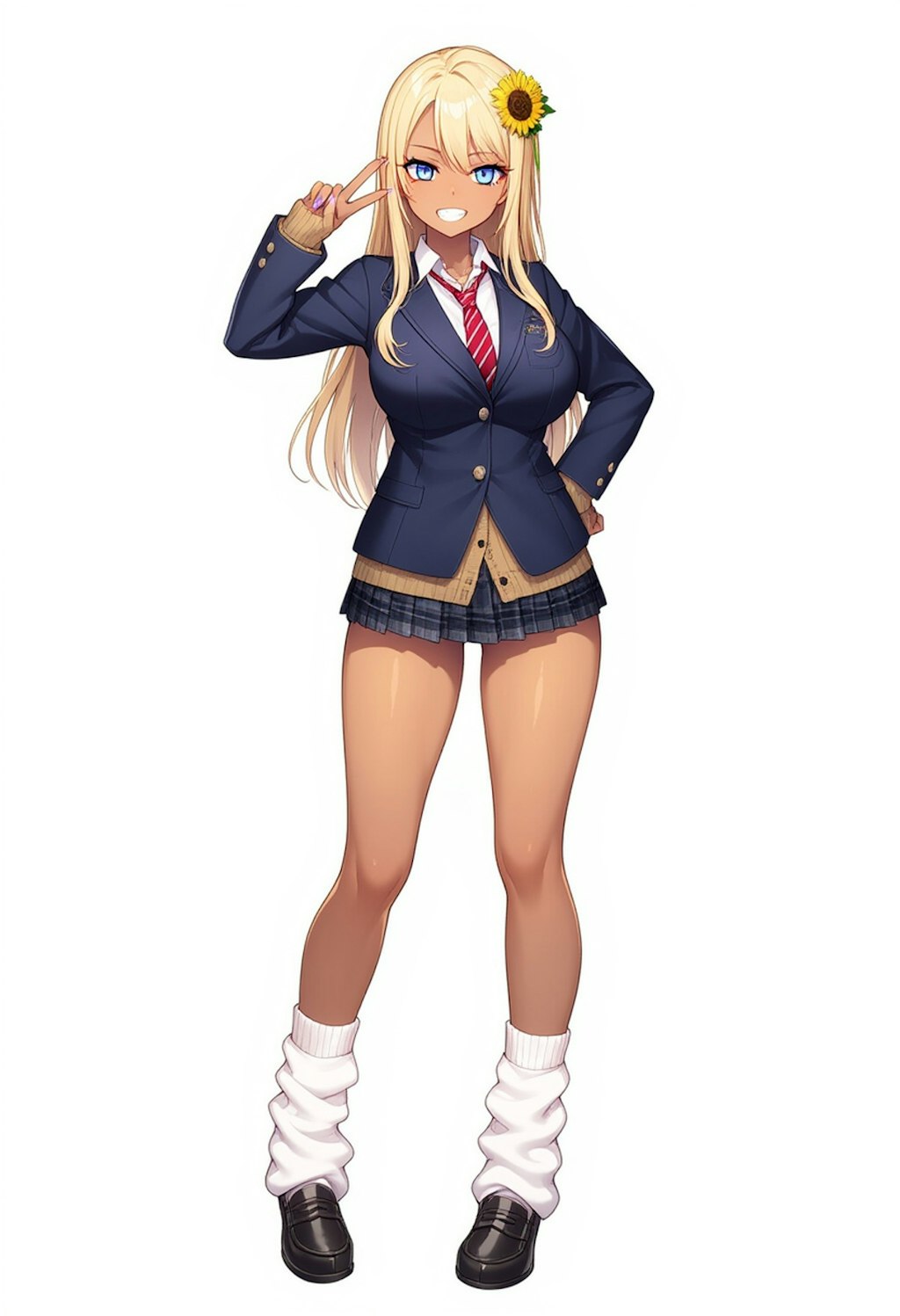 平成のコギャル女子高生のイメージ