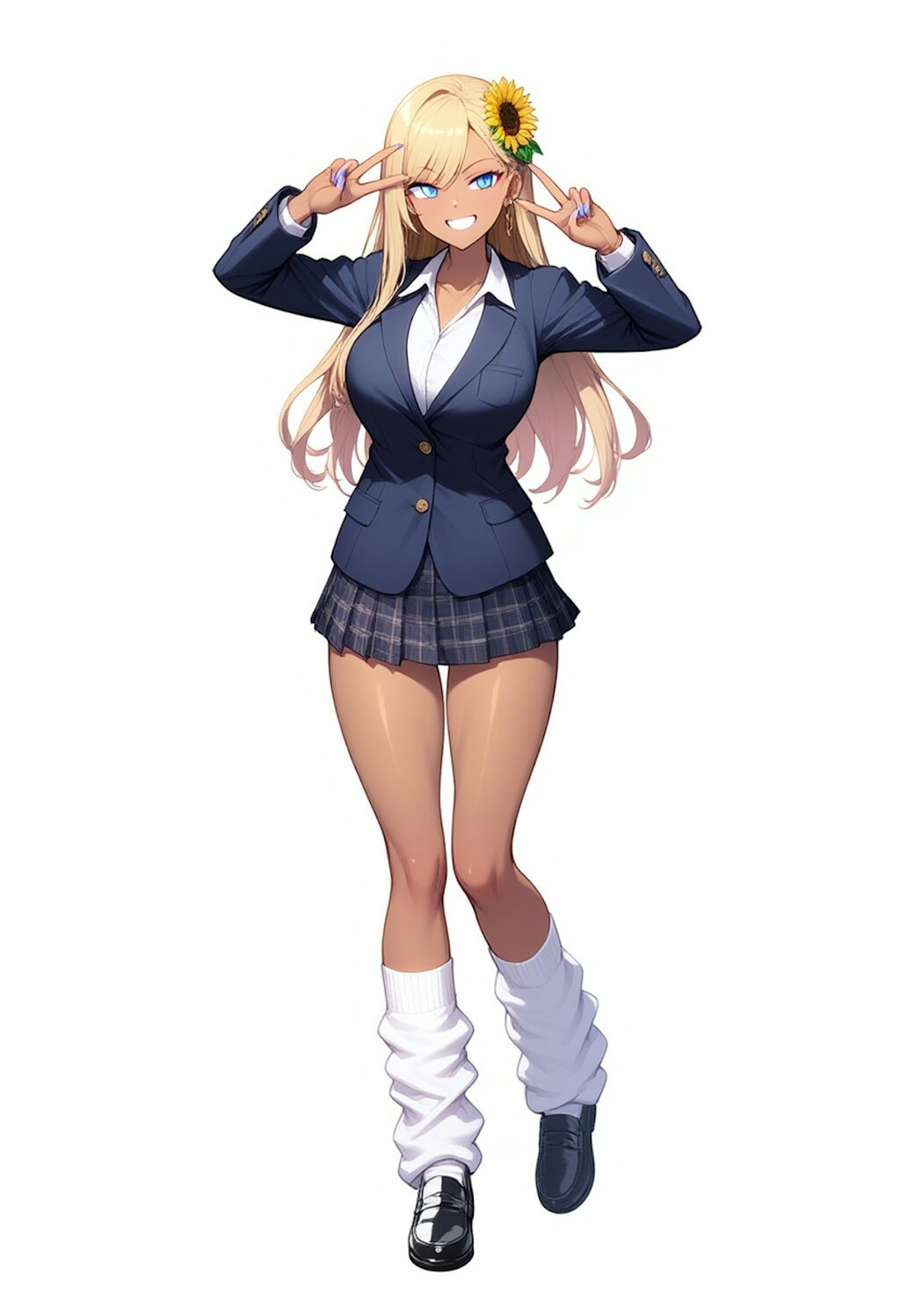 平成のコギャル女子高生のイメージ