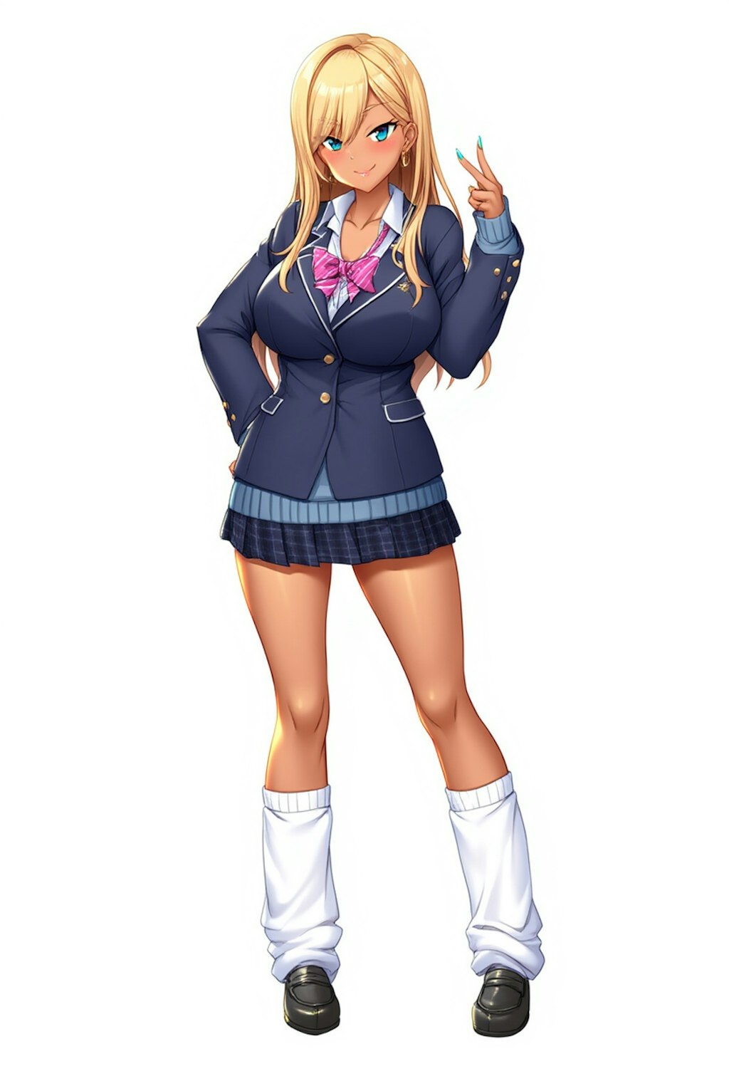 平成のコギャル女子高生のイメージ