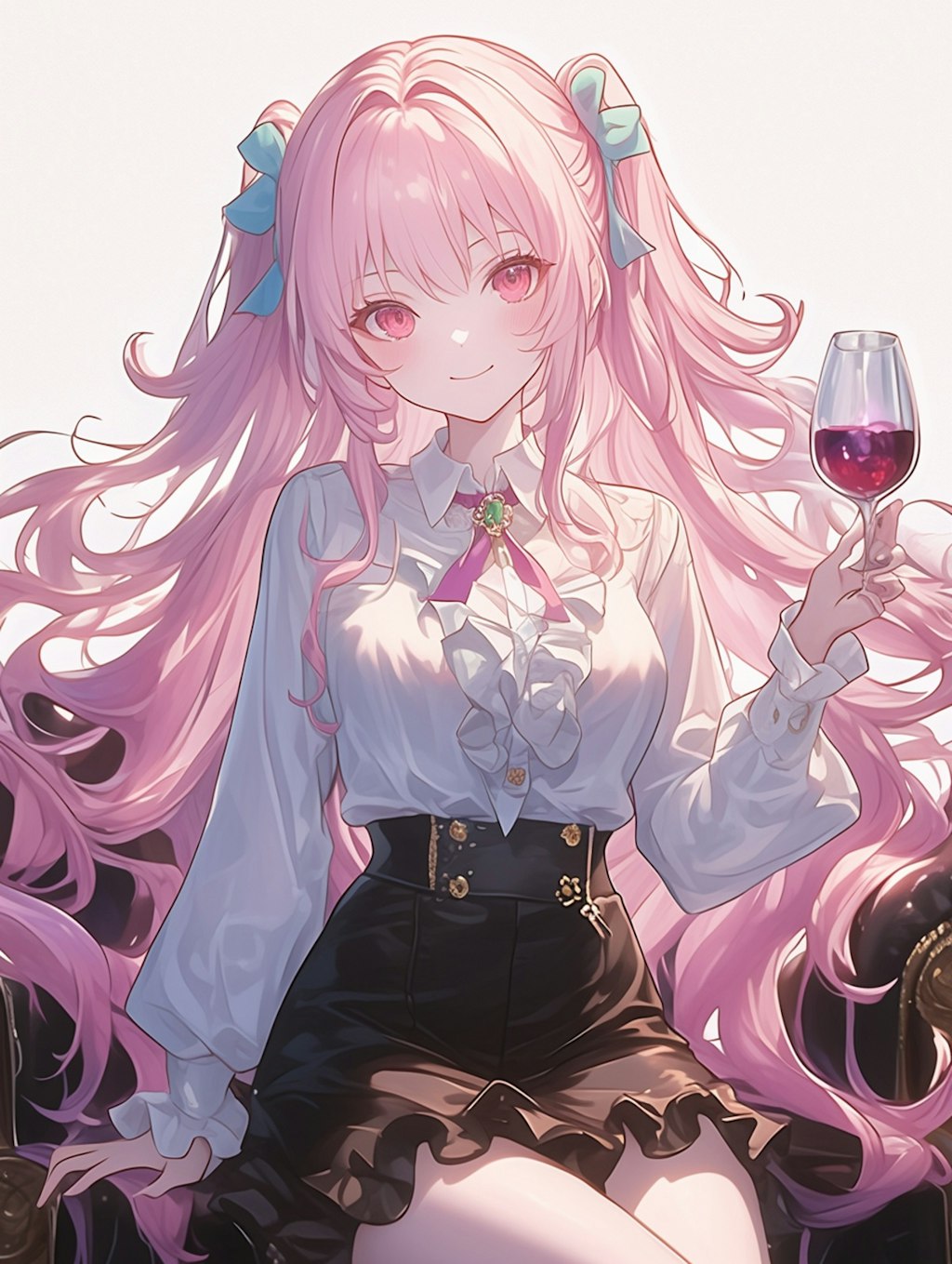 ワインと星宮奏　Wine and Kanade Hoshimiya