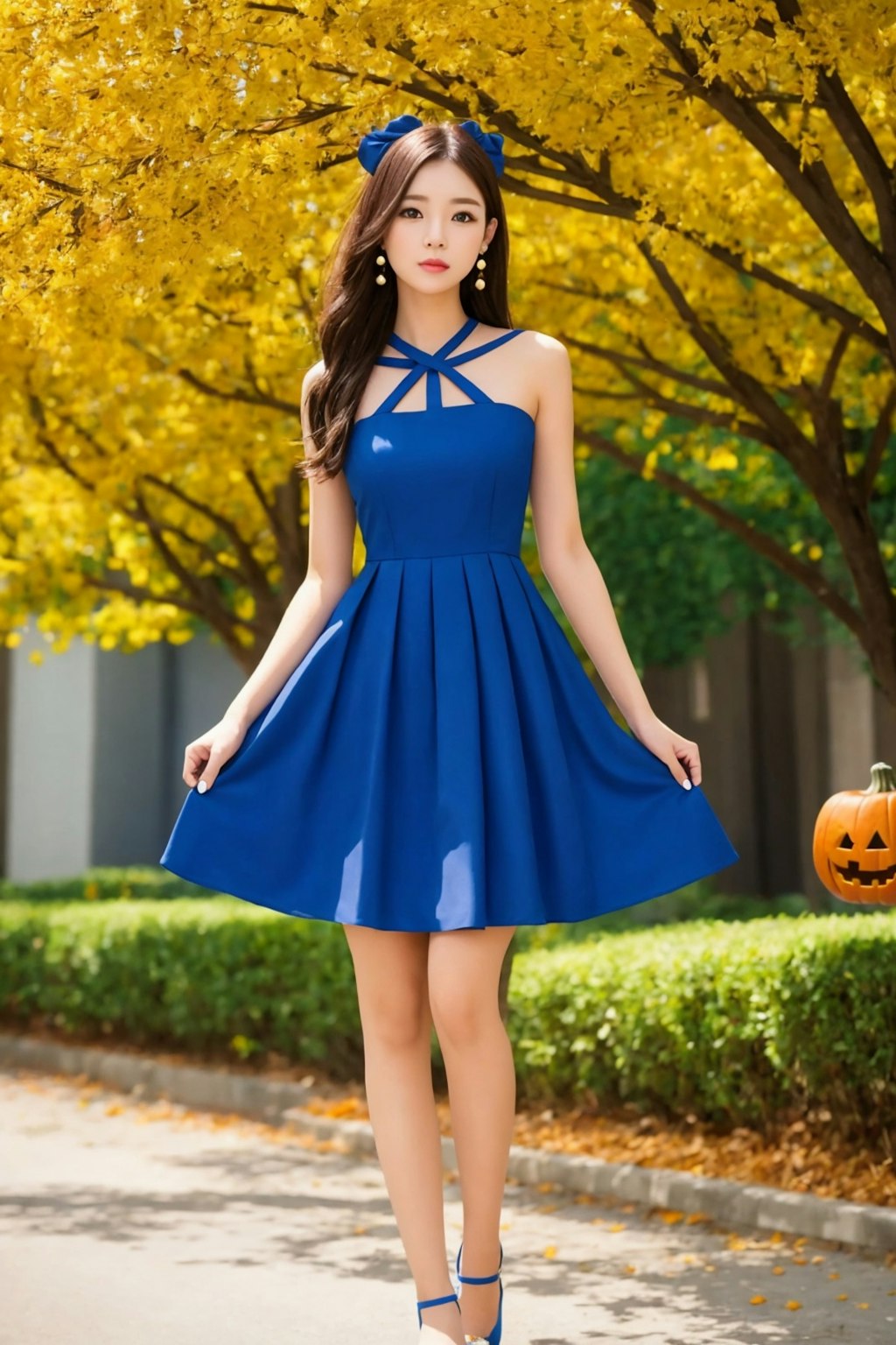 pumpkin　dress