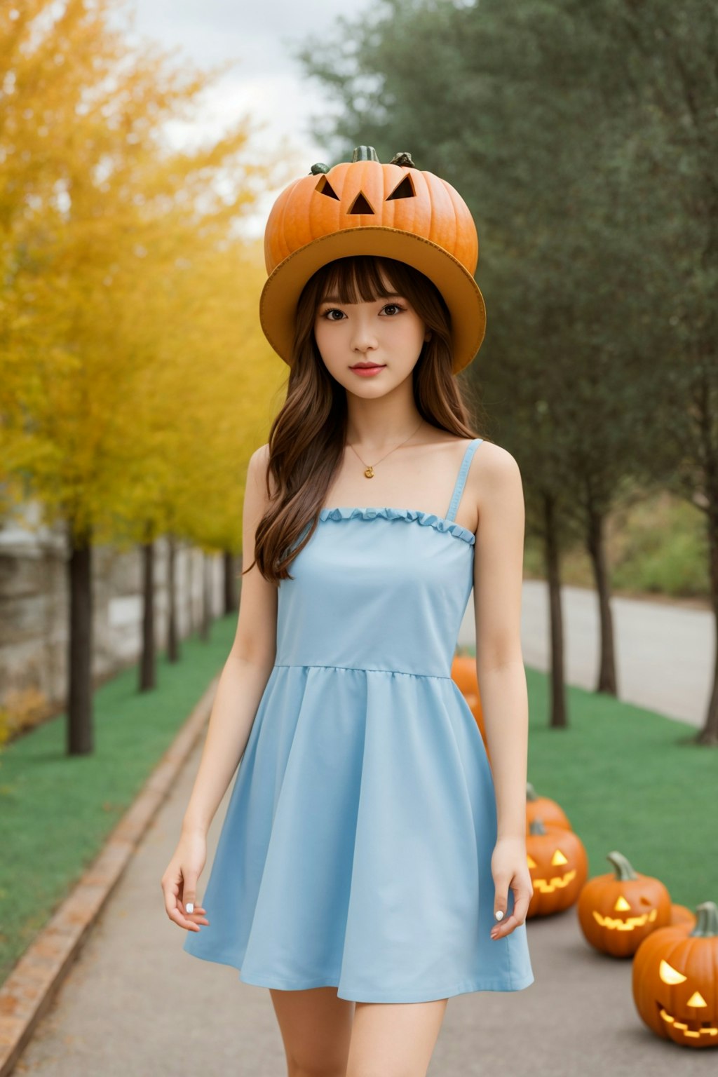 pumpkin　dress