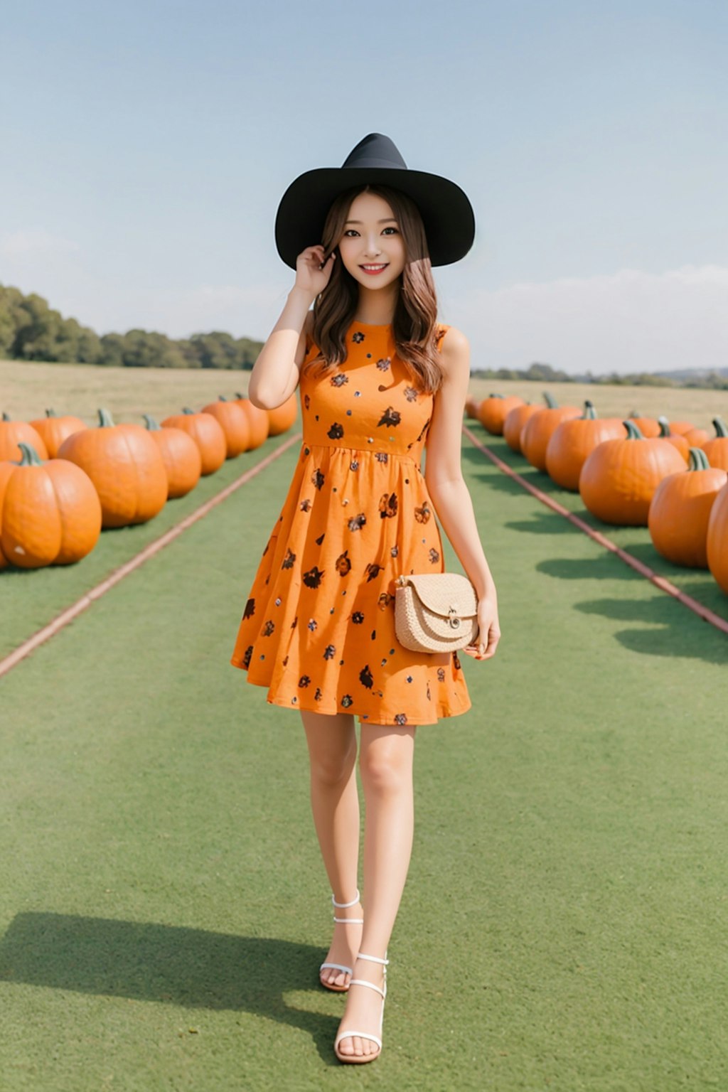 pumpkin　dress