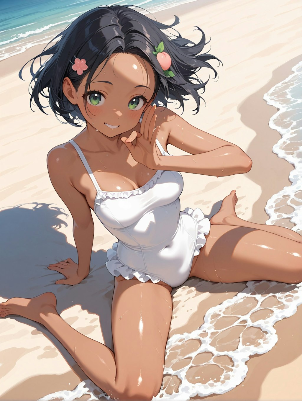 フルーツ娘３と白い水着＃１