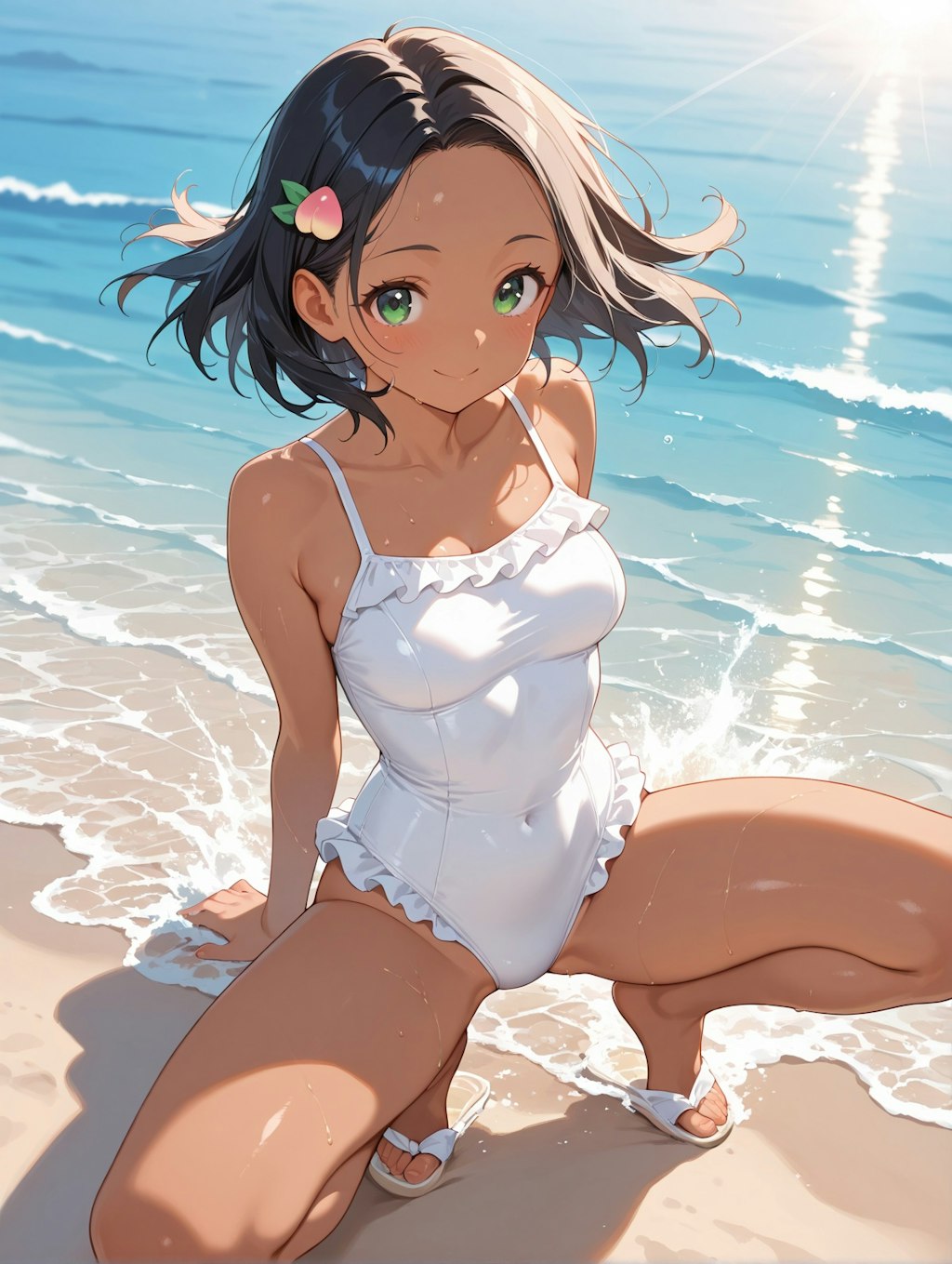 フルーツ娘３と白い水着＃１