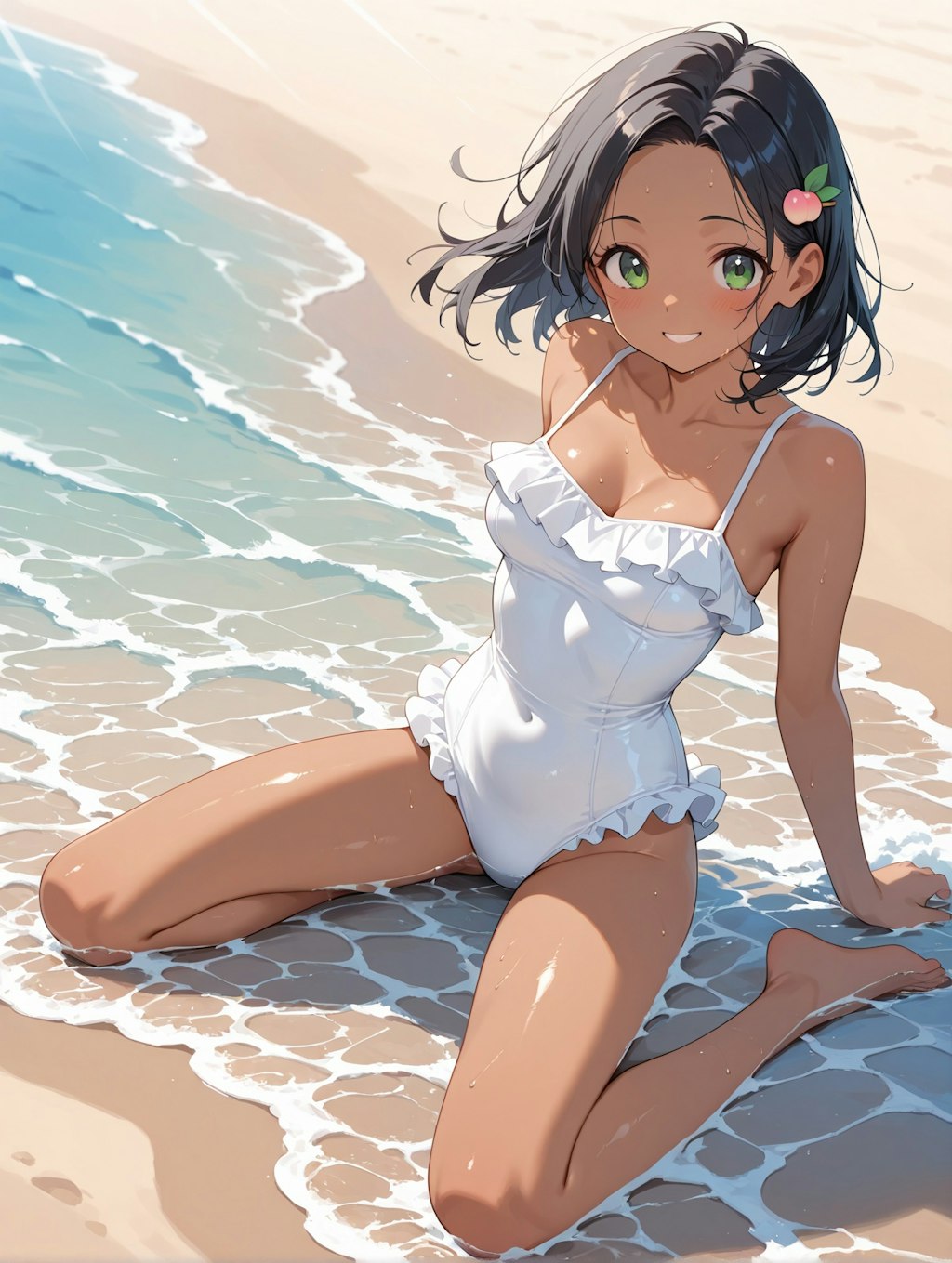 フルーツ娘３と白い水着＃１