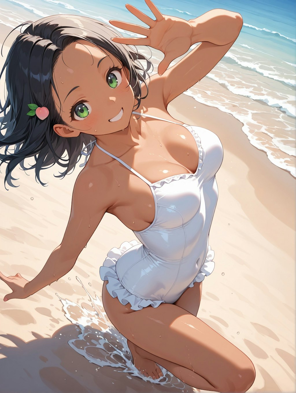 フルーツ娘３と白い水着＃１