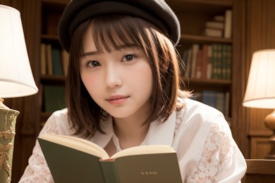 本を読む女の子 3