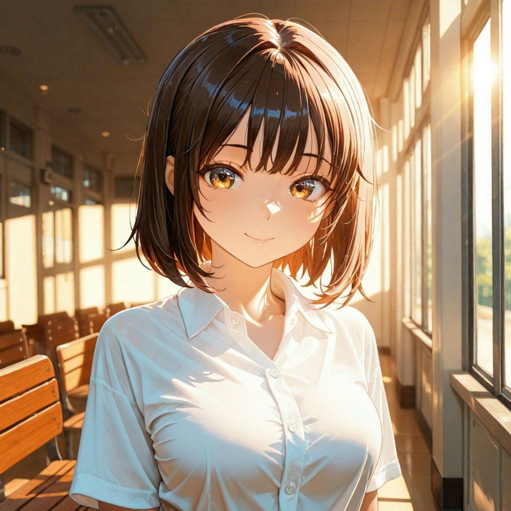 one girl