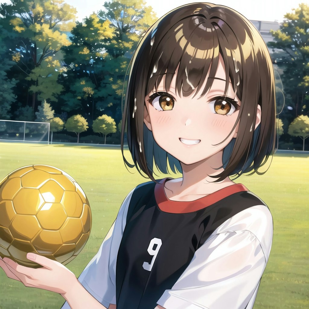 キンタマサッカーのエースストライカーゆりな