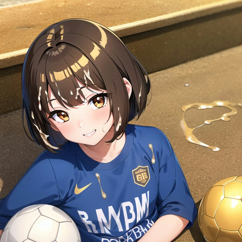 キンタマサッカーのエースストライカーゆりな