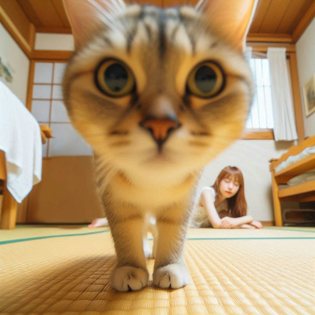 夏休みの日常(猫と)