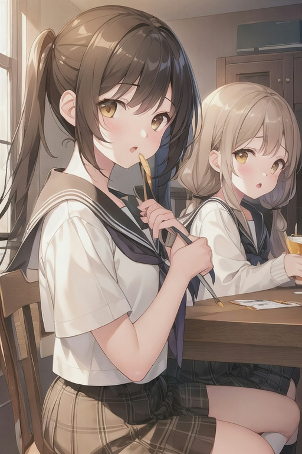 2人の女の子