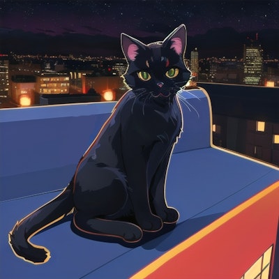 黒猫 69 | の人気AIイラスト・グラビア