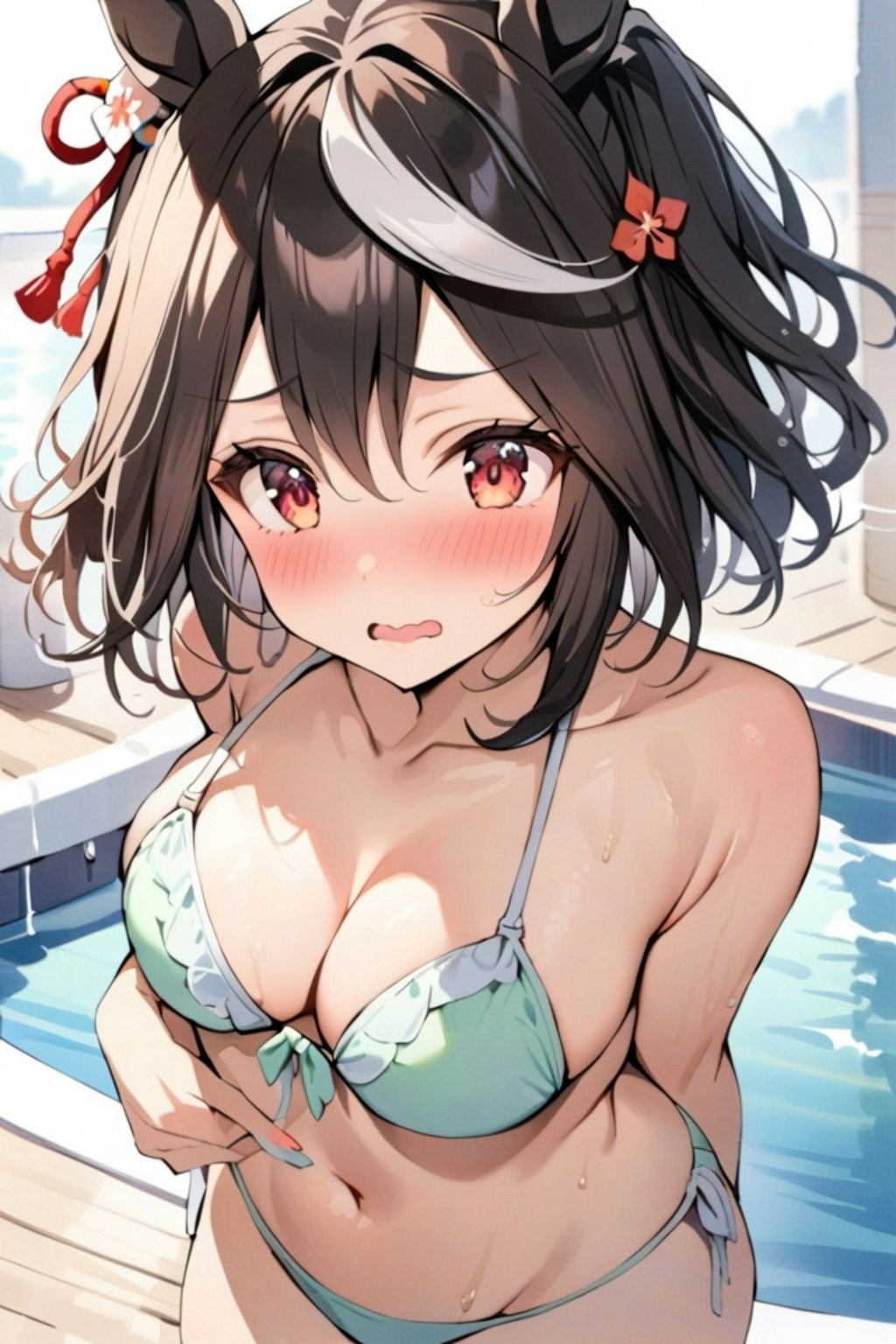 水着のキタサンブラック