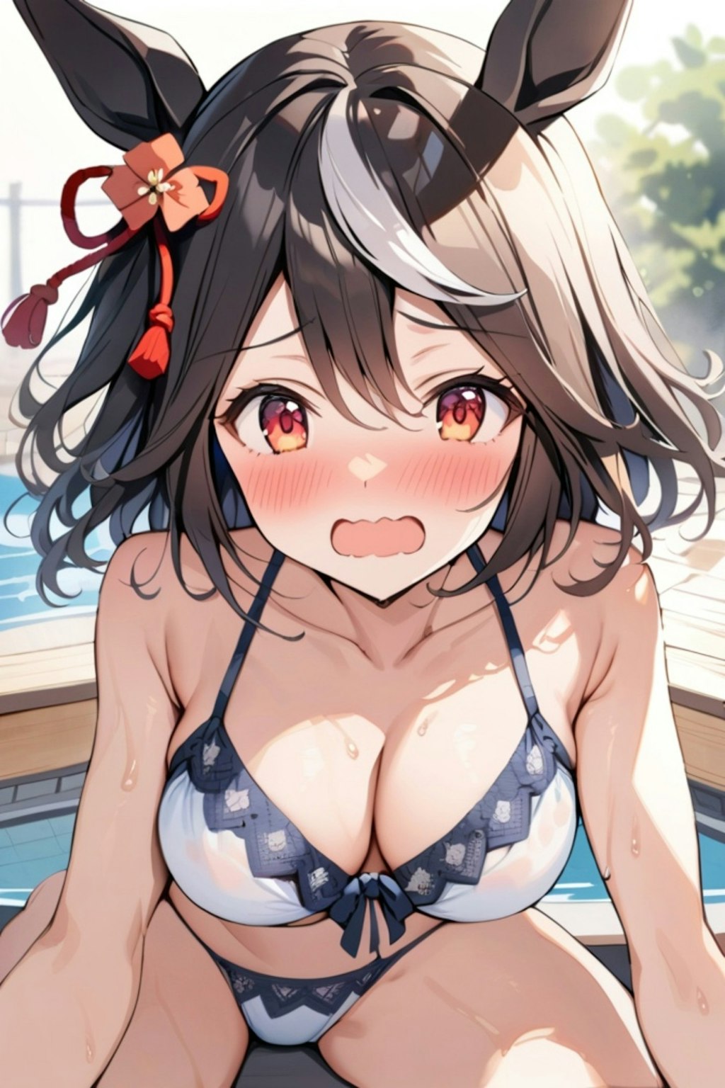 水着のキタサンブラック