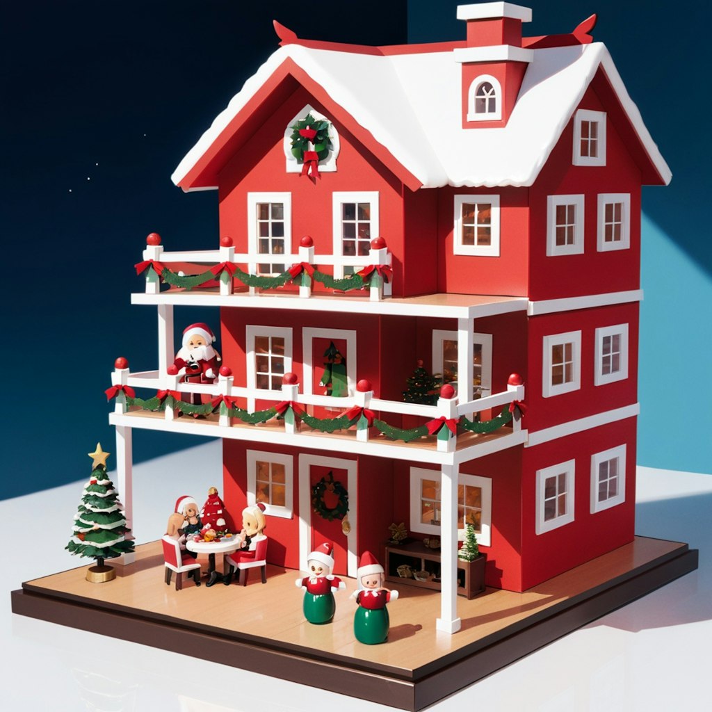 Xmas dollhouse