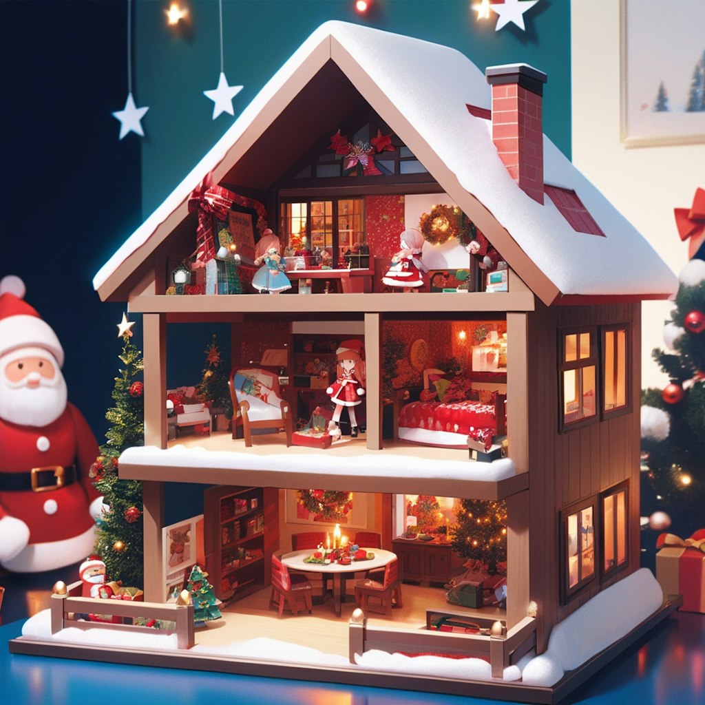 Xmas dollhouse