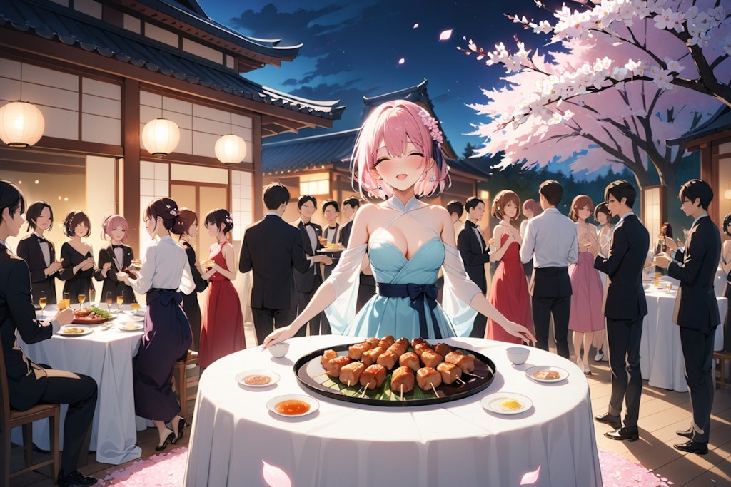 夜桜パーティー