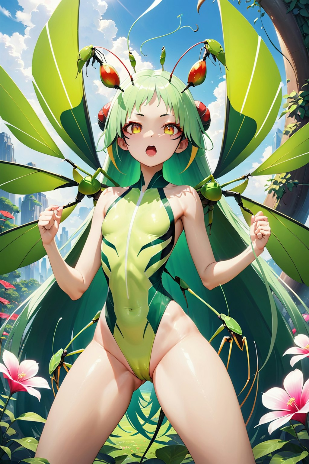 カマキリ娘