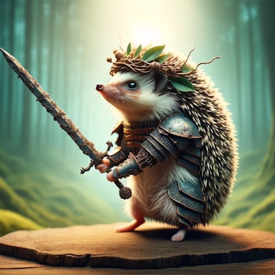 Hedgehog warrior