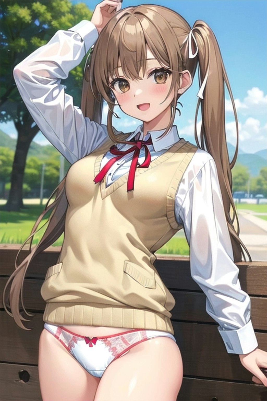 School twintails girl