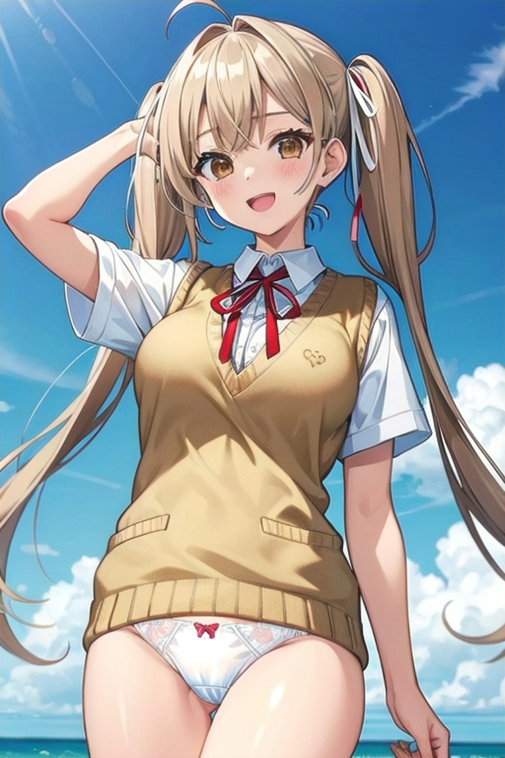 School twintails girl