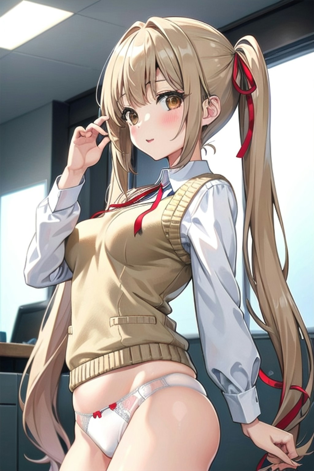 School twintails girl