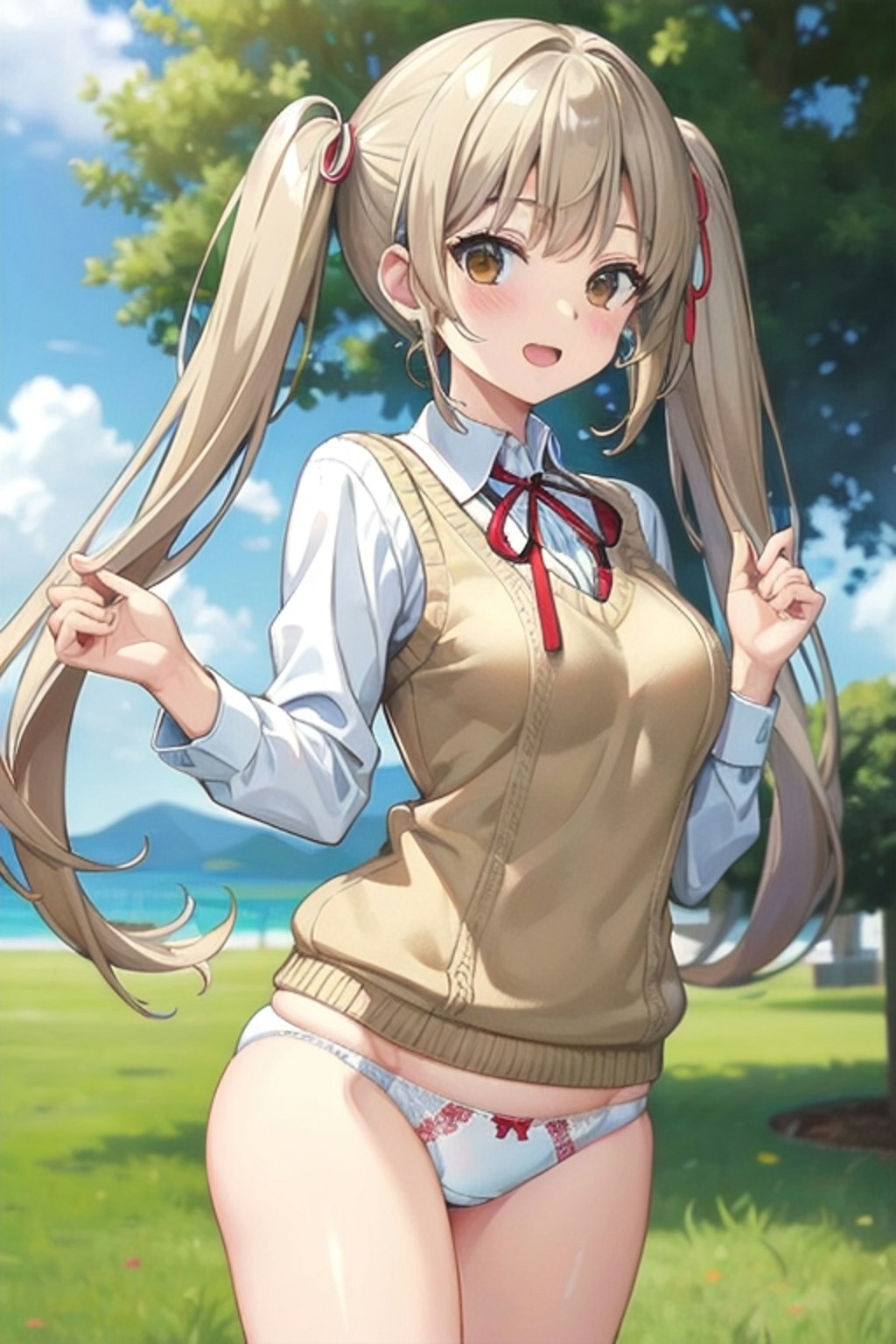 School twintails girl