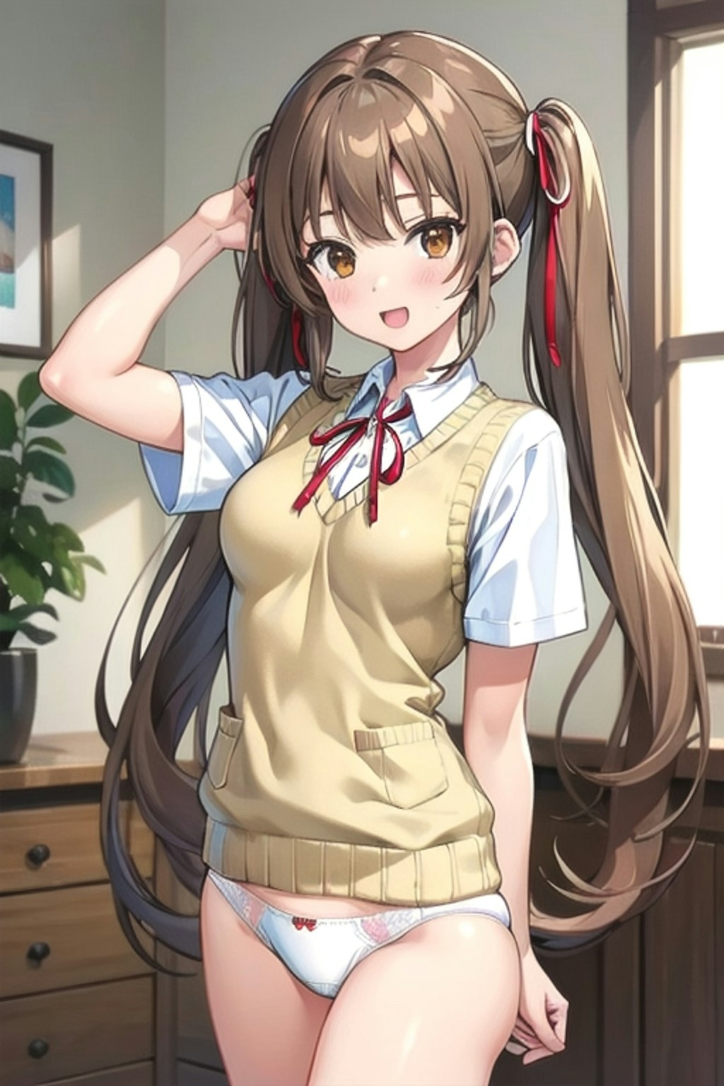 School twintails girl